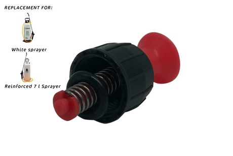 White Sprayer Safety Valve